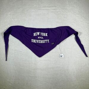 Hype & Vice NYU Purple Bandana Scarf Top NEW WITH TAGS